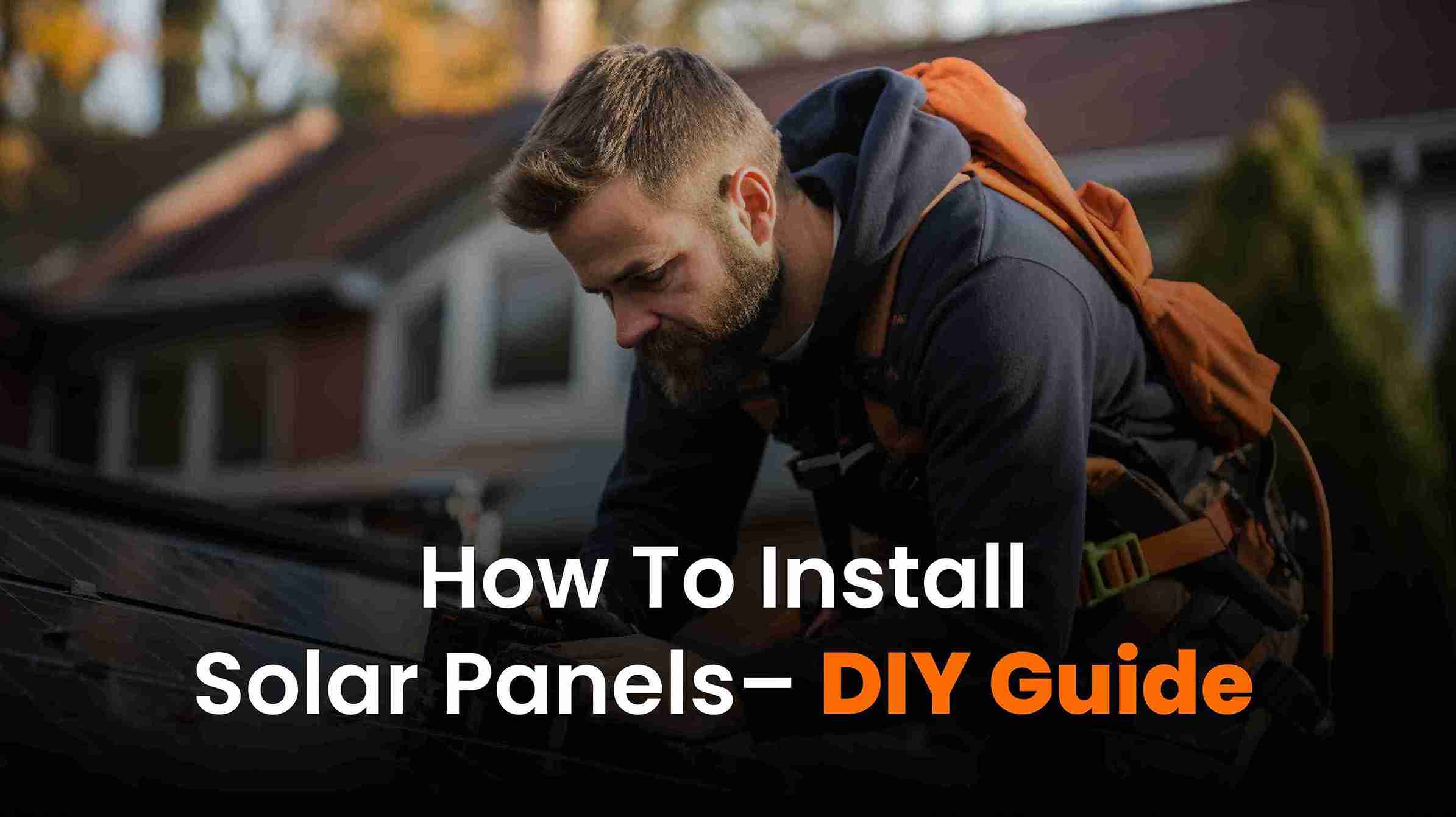 how to install solar panels