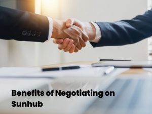 How Sunhub Buyers and Sellers can Benefit from Negotiating on Sunhub