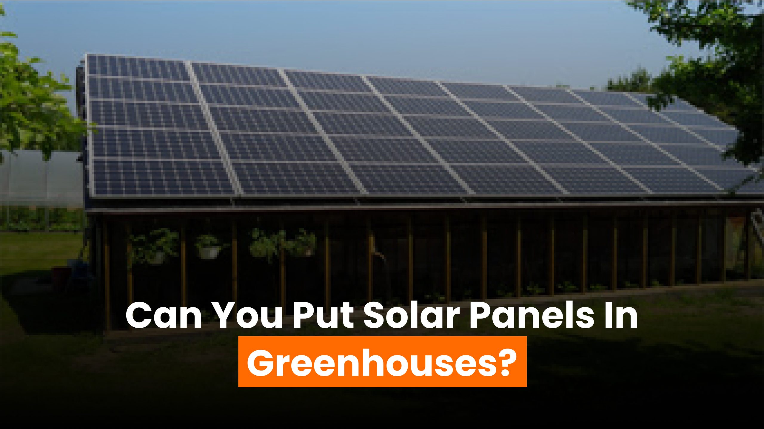 Solar-powered greenhouse with integrated panels providing energy for sustainable gardening.