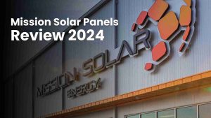 Mission Solar panels showcasing durable, American-made photovoltaic modules designed for reliability and performance in solar installations.