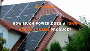 How much power does a 10kW solar system produce?