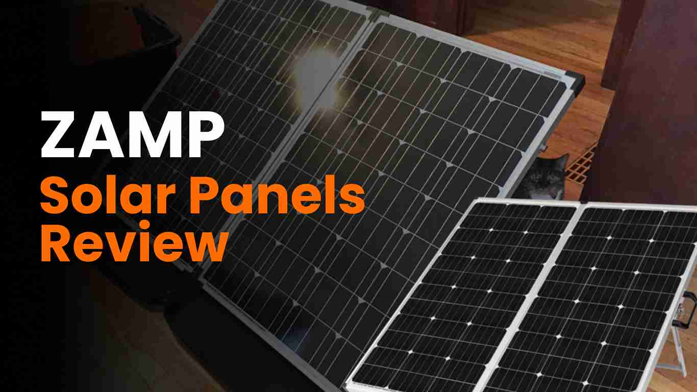 Zamp Solar Panels installed on an RV providing off-grid power.